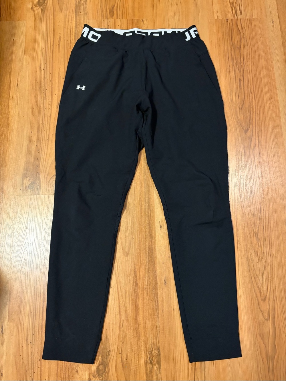 Under Armour Black Performance Joggers with Logo Waistband